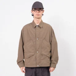[MOIF] OVER WORK JACKET _ LIGHT OLIVE