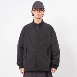 [MOIF] WIDE DOG EAR JACKET _ BLACK