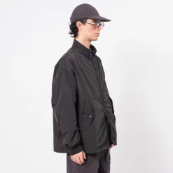 [MOIF] WIDE DOG EAR JACKET _ BLACK