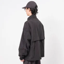 [MOIF] WIDE DOG EAR JACKET _ BLACK