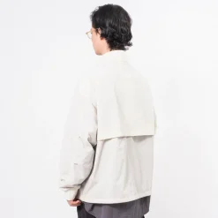 [MOIF] WIDE DOG EAR JACKET _ ECRU