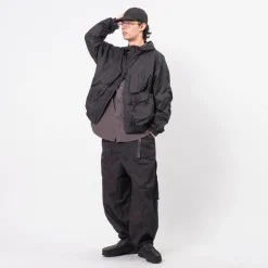 [MOIF] WIDE FLIGHT PANTS _ BLACK
