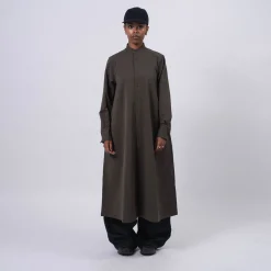 [NANAMICA] ALPHADRY SHIRT DRESS _ OLIVE