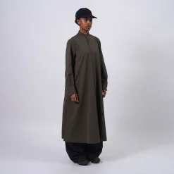 [NANAMICA] ALPHADRY SHIRT DRESS _ OLIVE