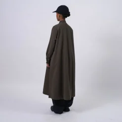 [NANAMICA] ALPHADRY SHIRT DRESS _ OLIVE