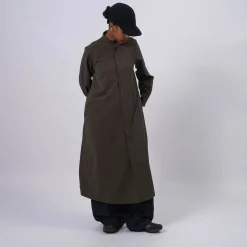 [NANAMICA] ALPHADRY SHIRT DRESS _ OLIVE