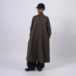 [NANAMICA] ALPHADRY SHIRT DRESS _ OLIVE