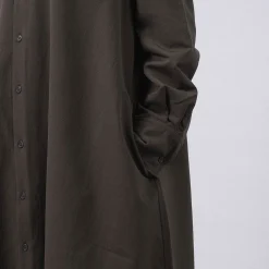 [NANAMICA] ALPHADRY SHIRT DRESS _ OLIVE