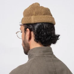 [NIGEL CABOURN] BEANIE HEMP _ KHAKI