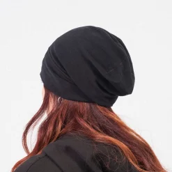[OPEN YY] JERSEY SLOUCHY BEANIE _ BLACK
