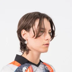 [PAM] LUNACY OUTLINE GESTURE EARRING _ SILVER