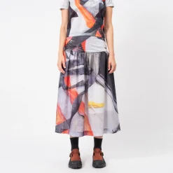 [PAM] RUE DE LANCRY MAXI SKIRT _ AOP