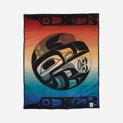 [PENDLETON] COLLEGE FUND JACQUARD ROBE RAVEN _ BOX OF KNOWLEDGE