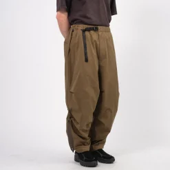 [POLIQUANT] THE CHANGING LENGTH HEM ZIP-UP TUCKED PANTS _ KHAKI