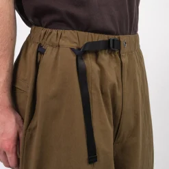 [POLIQUANT] THE CHANGING LENGTH HEM ZIP-UP TUCKED PANTS _ KHAKI
