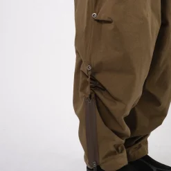 [POLIQUANT] THE CHANGING LENGTH HEM ZIP-UP TUCKED PANTS _ KHAKI