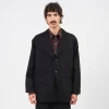[PORTER CLASSIC] CLASSIC DENIM WIDE JACKET _ BLACK