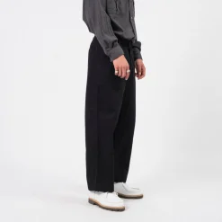 [PORTER CLASSIC] CLASSIC DENIM GENE KELLY PANTS _ BLACK