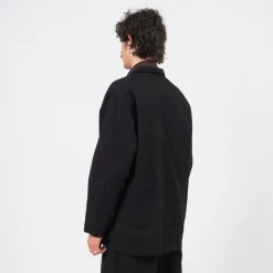 [PORTER CLASSIC] CLASSIC DENIM WIDE JACKET _ BLACK