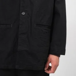 [PORTER CLASSIC] CLASSIC DENIM WIDE JACKET _ BLACK