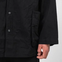 [PORTER CLASSIC] CLASSIC DENIM MIL-SHIRT JACKET _ BLACK