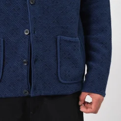 [PORTER CLASSIC] KOGIN KNIT CARDIGAN _ NAVY