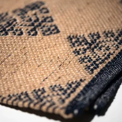 [PUEBCO] TILE PATTERNED JUTE MAT _ MYKONOS