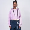 [RHODOLIRION] PS1095 GADGET HOODY DAMAGED _ A-LILAC