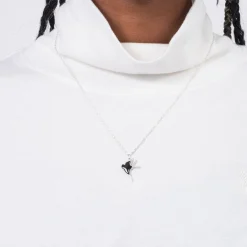 [RHODOLIRION] PS1165 SWALLOW PENDANT_ BLACK