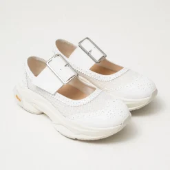 [RHODOLIRION] PS1131 WING TIP SNEAKERS _ OFF WHITE