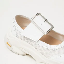 [RHODOLIRION] PS1131 WING TIP SNEAKERS _ OFF WHITE