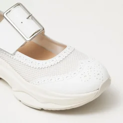 [RHODOLIRION] PS1131 WING TIP SNEAKERS _ OFF WHITE
