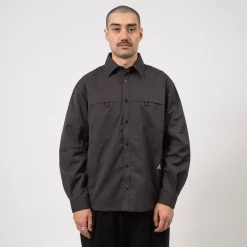 [ROA] KLOPMAN PANELING SHIRT _ CHARCOAL