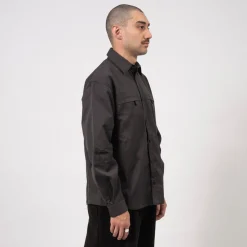 [ROA] KLOPMAN PANELING SHIRT _ CHARCOAL