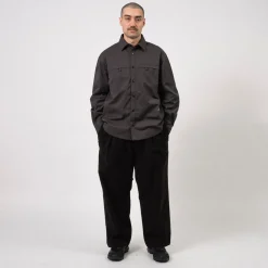 [ROA] KLOPMAN PANELING SHIRT _ CHARCOAL