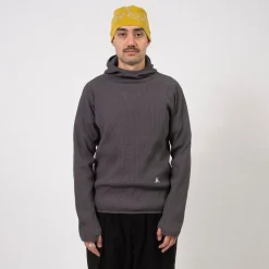[ROA] THERMAL WAFFLE HOODIE _ ASPHALT