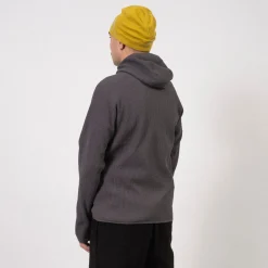 [ROA] THERMAL WAFFLE HOODIE _ ASPHALT
