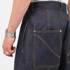 [SAGE NATION] WELT TROUSER DENIM _ RAW DENIM