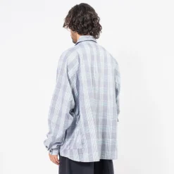 [SILLAGE] BIG POCKET OVERSHIRT DEAD STOCK _ GLEN CHECK