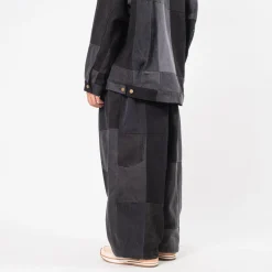 [SILLAGE] CIRCULAR PANTS BLACK DENIM _ EIGHT
