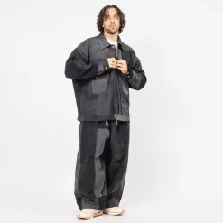 [SILLAGE] CIRCULAR PANTS BLACK DENIM _ EIGHT