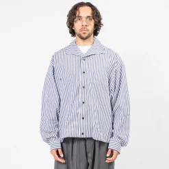 [SILLAGE] RIB BLOUSON DEAD STOCK _ NAVY STRIPE