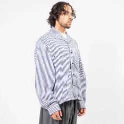 [SILLAGE] RIB BLOUSON DEAD STOCK _ NAVY STRIPE
