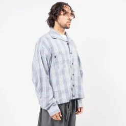 [SILLAGE] RIB BLOUSON DEAD STOCK _ GLEN CHECK