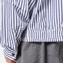 [SILLAGE] RIB BLOUSON DEAD STOCK _ NAVY STRIPE