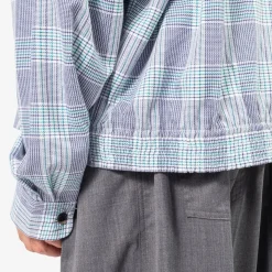 [SILLAGE] RIB BLOUSON DEAD STOCK _ GLEN CHECK