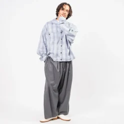 [SILLAGE] RIB BLOUSON DEAD STOCK _ GLEN CHECK