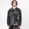 [SILLAGE] TRUCKER JACKET BLACK DENIM _ FOUR