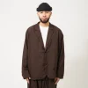 [SILLAGE] VESTE TWO BUTTON _ BROWN