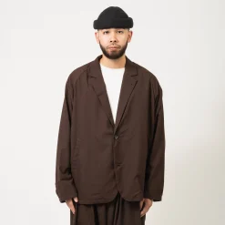 [SILLAGE] VESTE TWO BUTTON _ BROWN